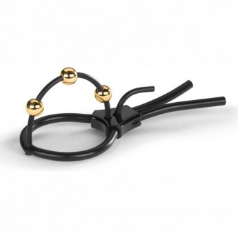 Электросбруя на головку пениса MYSTIM PEARLY PETE с тремя шариками электродами (Ист-к импульсов приобретается отдельно)